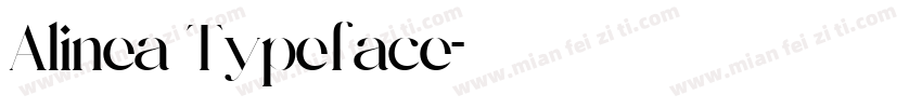Alinea Typeface字体转换